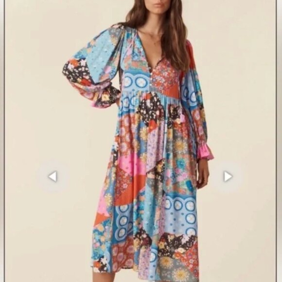 Spell Multicolor Bohemian Maxi Dress - Picture 1 of 15